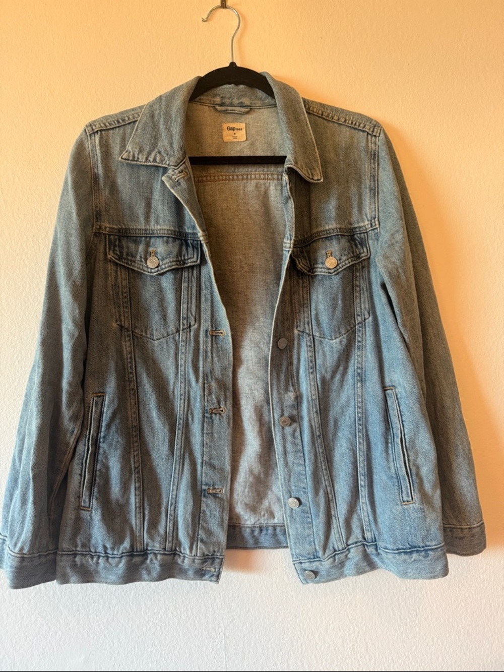 GAP Light Wash Blue Denim Jacket for Women